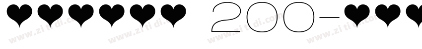 字制区喜脉体 200字体转换